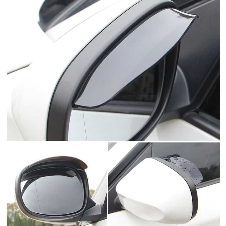 1 Pair Car Rearview Mirror Rain Blades Car Back Mirror Eyebrow Rain Cover Car Rearview Mirror Eyebrow Covers Flexible Protection Rainproof Decoration Accessories(Brown) - Convex Mirror & Accessories by PMC TechLife | Online Shopping South Africa | PMC TechLife | Buy Now Pay Later Mobicred
