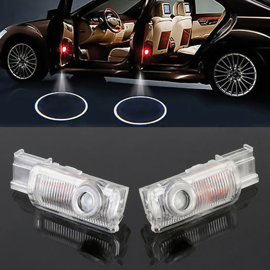 2 PCS LED Car Door Welcome Logo Car Brand 3D Shadow Light for Mercedes-Benz - Door Lights by PMC Jewellery | Online Shopping South Africa | PMC Jewellery