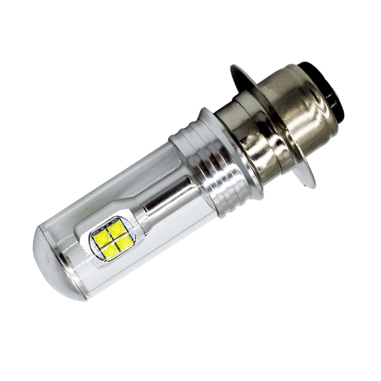 Motorcycle Headlights 750LM 6000K White H6M/P15D 40W 8-LED Bulbs, DC 12-24V - free shipping - PMC TechLife - Order now!