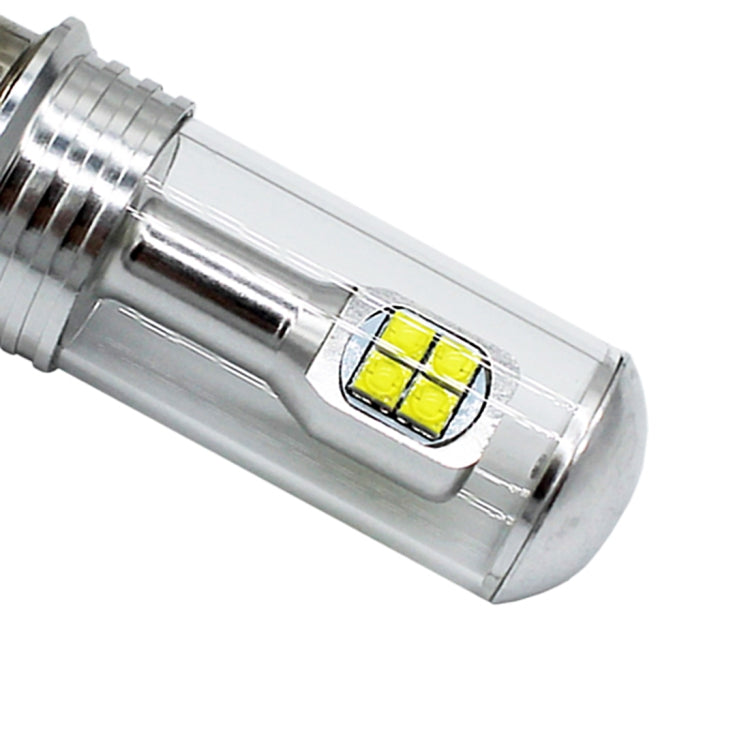 Motorcycle Headlights 750LM 6000K White H6M/P15D 40W 8-LED Bulbs, DC 12-24V - free shipping - PMC TechLife - Order now!