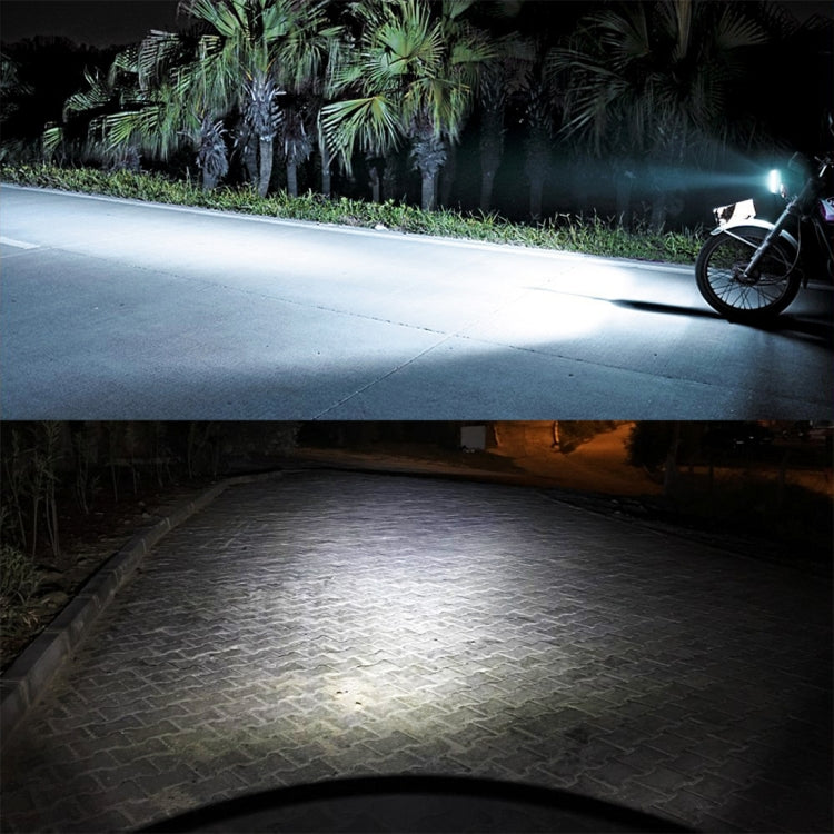 Motorcycle Headlights 750LM 6000K White H6M/P15D 40W 8-LED Bulbs, DC 12-24V - free shipping - PMC TechLife - Order now!