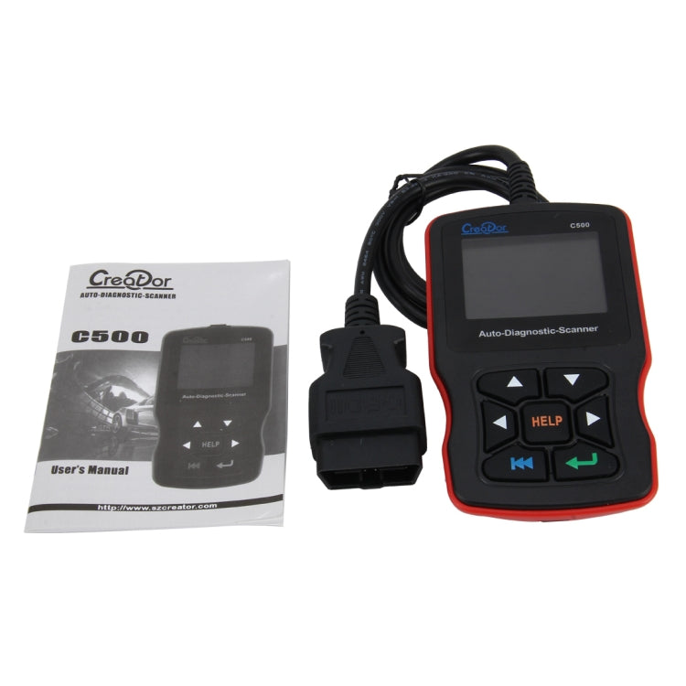 C500 Code Scanner 320*240 Pixel Display Car Scanner  Fault Code Reader Scanner Update Online Automotive Diagnostic Tool, Support SD card - Code Readers & Scan Tools by PMC Jewellery | Online Shopping South Africa | PMC Jewellery