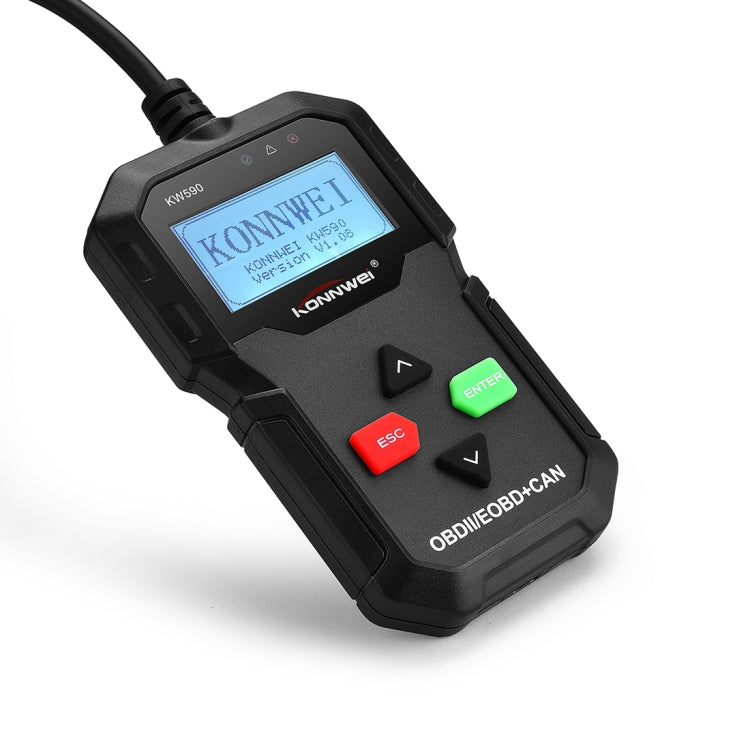 KONNWEI KW590 Mini OBDII Car Auto Diagnostic Scan Tools Auto Scan Adapter Scan Tool (Can Only Detect 12V Gasoline Car)(Black) - free shipping - PMC TechLife - Order now!