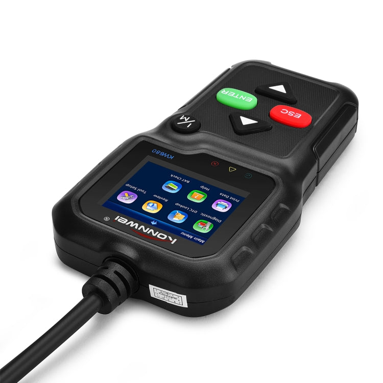 KONNWEI KW680 Mini OBDII Car Auto Diagnostic Scan Tools  Auto Scan Adapter Scan Tool (Can Detect Battery and Voltage, Only Detect 12V Gasoline Car)(Black) - free shipping - PMC TechLife - Order now!