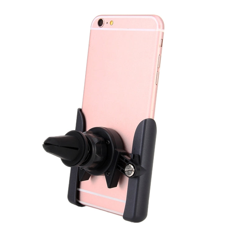 Universal Car Air Vent Mount Phone Holder Stand, Clip Width: 6-8.5cm, For iPhone, Galaxy, Sony, Lenovo, HTC, Huawei and other Smartphones (Black) - Car Holders by PMC TechLife | Online Shopping South Africa | PMC TechLife