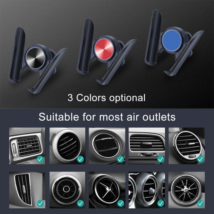 Universal Car Air Vent Mount Phone Holder Stand, Clip Width: 6-8.5cm, For iPhone, Galaxy, Sony, Lenovo, HTC, Huawei and other Smartphones (Black) - Car Holders by PMC TechLife | Online Shopping South Africa | PMC TechLife