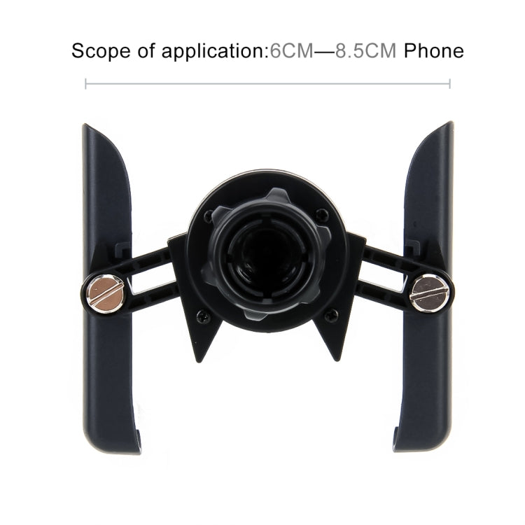 Universal Car Air Vent Mount Phone Holder Stand, Clip Width: 6-8.5cm, For iPhone, Galaxy, Sony, Lenovo, HTC, Huawei and other Smartphones (Black) - Car Holders by PMC TechLife | Online Shopping South Africa | PMC TechLife