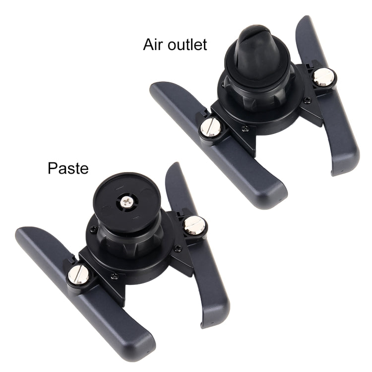 Universal Car Air Vent Mount Phone Holder Stand, Clip Width: 6-8.5cm, For iPhone, Galaxy, Sony, Lenovo, HTC, Huawei and other Smartphones (Black) - Car Holders by PMC TechLife | Online Shopping South Africa | PMC TechLife