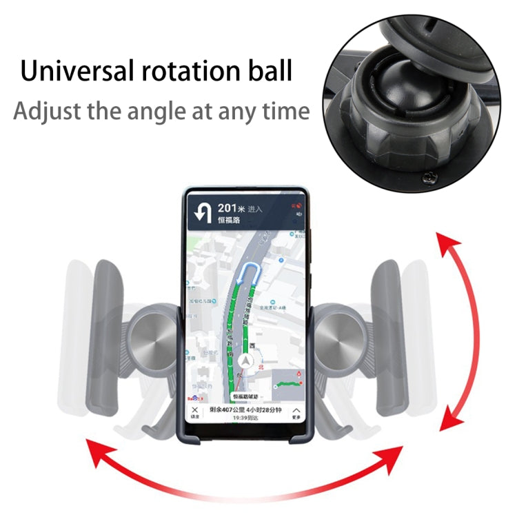 Universal Car Air Vent Mount Phone Holder Stand, Clip Width: 6-8.5cm, For iPhone, Galaxy, Sony, Lenovo, HTC, Huawei and other Smartphones (Blue) - Car Holders by PMC TechLife | Online Shopping South Africa | PMC TechLife