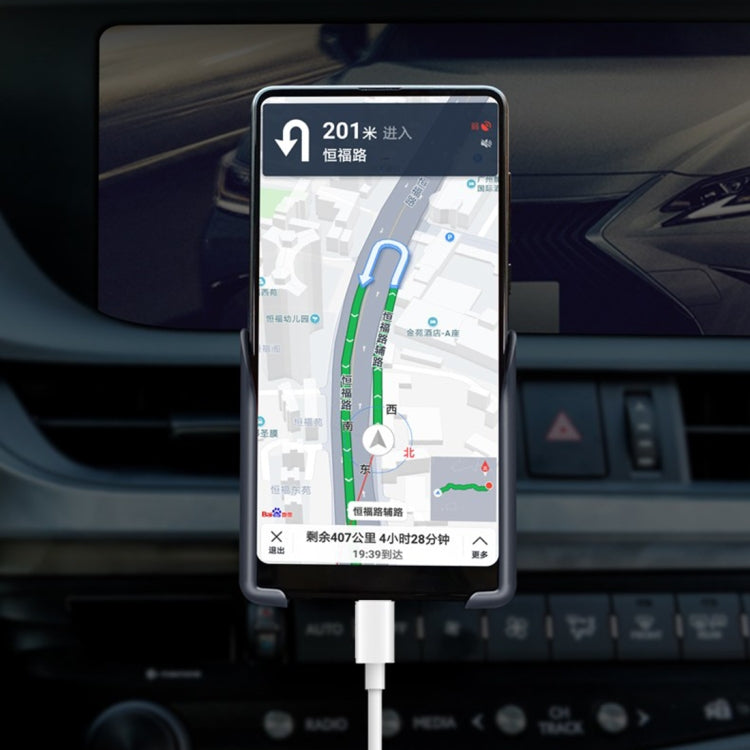Universal Car Air Vent Mount Phone Holder Stand, Clip Width: 6-8.5cm, For iPhone, Galaxy, Sony, Lenovo, HTC, Huawei and other Smartphones (Red) - Car Holders by PMC TechLife | Online Shopping South Africa | PMC TechLife
