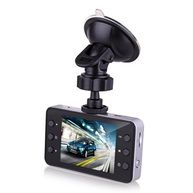 K6000 2.3 inch 140 Degrees Wide Angle Full HD 720P Video Car DVR, Support TF Card (32GB Max) / Motion Detection, with 2 Night Vision Fill Lights - free shipping - PMC TechLife - Order now!