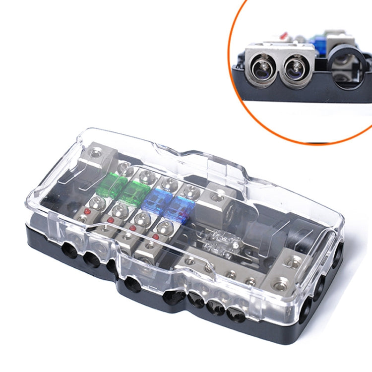 Car Audio Stereo Distribution Block Ground Mini ANL Fuse Block 4 Way Fuse Block 30A 60A 80Amp with LED - free shipping - PMC TechLife - Order now!