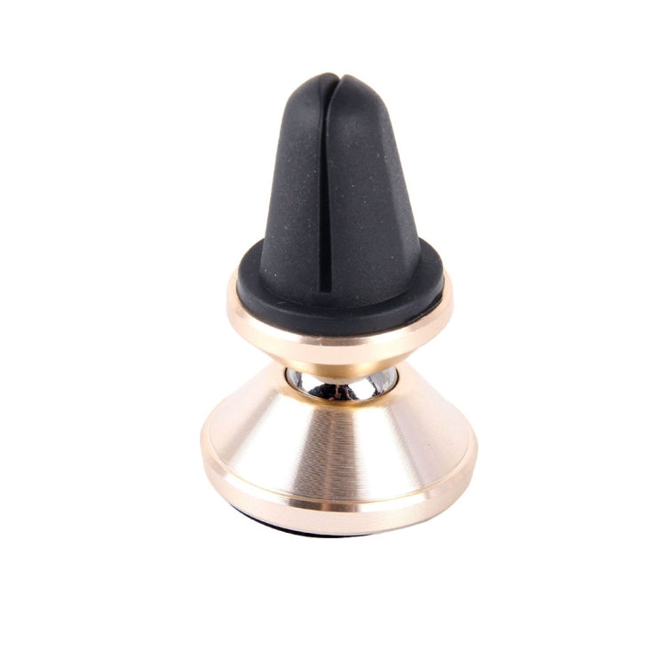 Universal Magnetic Car Air Vent Mount Phone Holder, For iPhone, Samsung, Huawei, Xiaomi, HTC and Other Smartphones(Gold) - Car Holders by PMC TechLife | Online Shopping South Africa | PMC TechLife