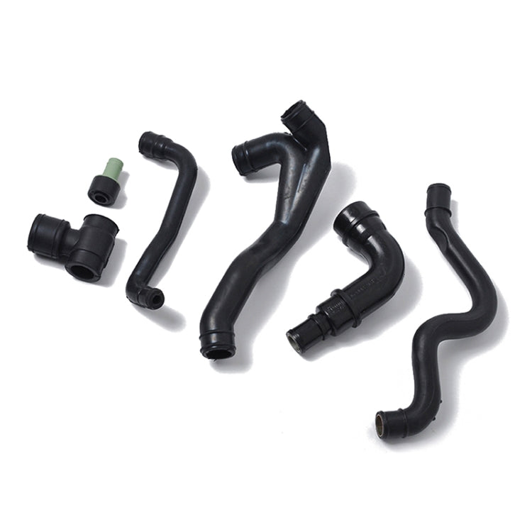 6 PCS Car Engine Crankcase Breather Pipe Hose Tube Kit 06A103213AF 06A103221AH 06A103221AF for Audi / Volkswagen - Engine Fittings by PMC TechLife | Online Shopping South Africa | PMC TechLife
