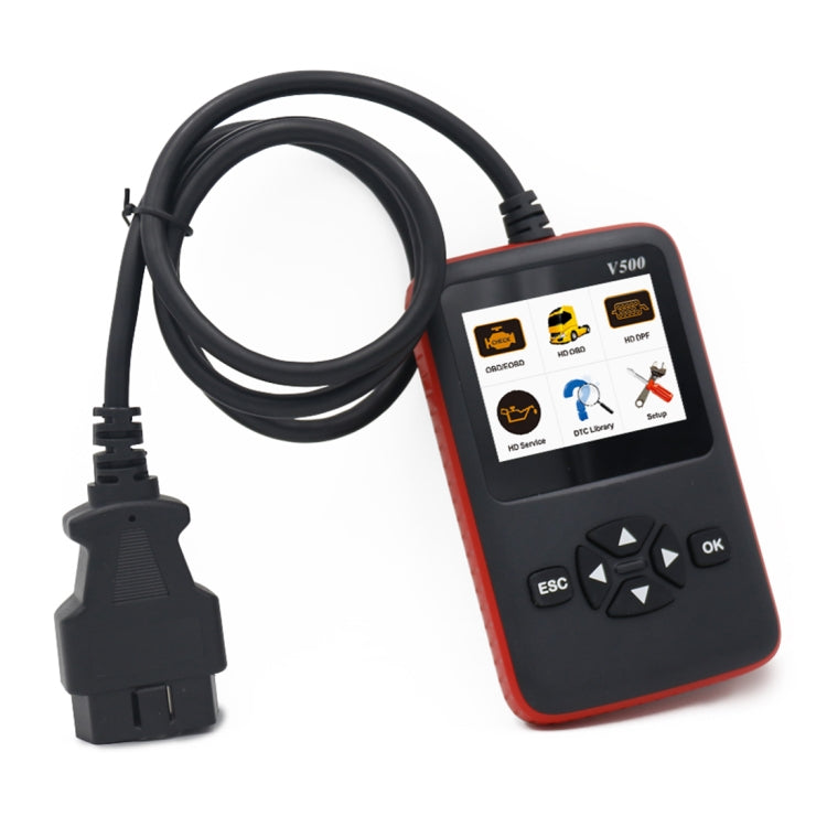 V500 Trunk HD Reading Card Professional OBDII Diagnostic Code Scanner Tool - Code Readers & Scan Tools by PMC Jewellery | Online Shopping South Africa | PMC Jewellery