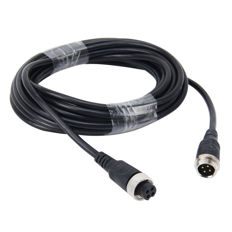 5m M12 4P Aviation Connector Video Audio Extend Cable for CCTV Camera DVR - DIY Cables by PMC Jewellery | Online Shopping South Africa | PMC Jewellery