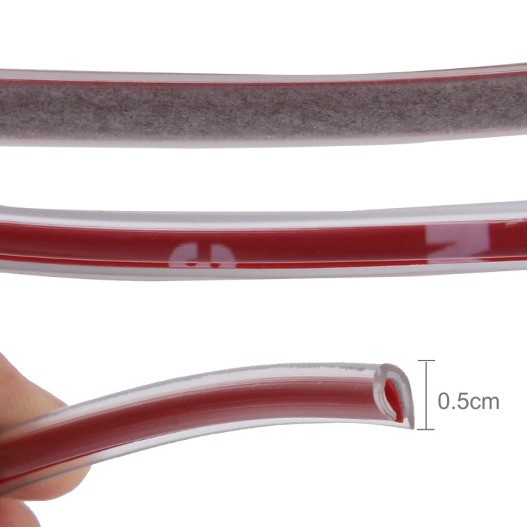5m Car Decorative Strip PVC Chrome Decoration Strip Door Seal Window Seal(Transparent) - Decorative Strip by PMC TechLife | Online Shopping South Africa | PMC TechLife