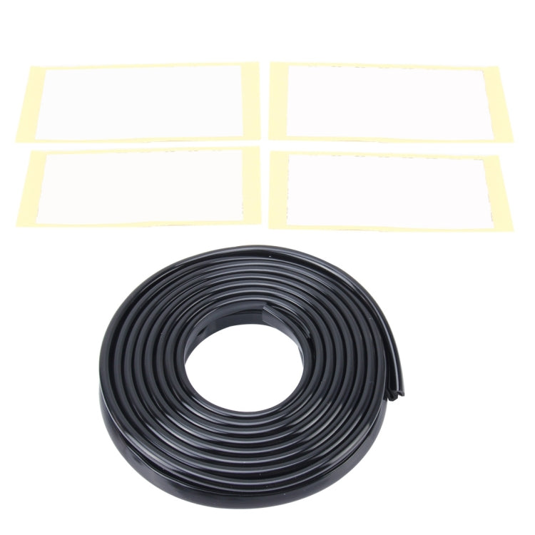 5.6m Car Decorative Strip Rubber Chrome Decoration Strip Door Seal Window Seal (Black) - free shipping - PMC TechLife - Order now!