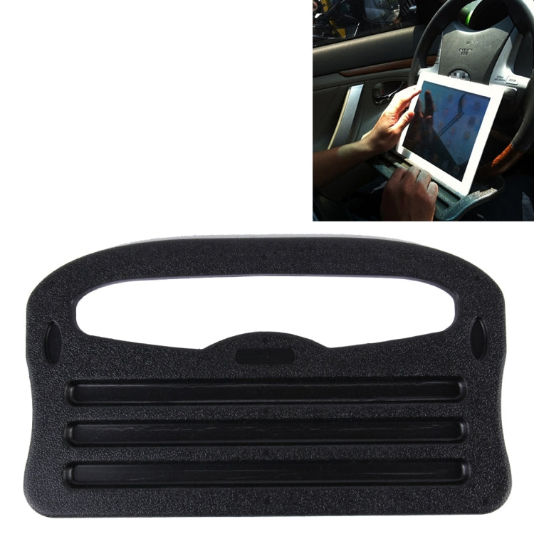 Vehicle Portable Desk Steering Wheel Multi-use Tray Stand Car Food Eating Table iPad Holder(Black) - Stowing Tidying by PMC TechLife | Online Shopping South Africa | PMC TechLife | Buy Now Pay Later Mobicred