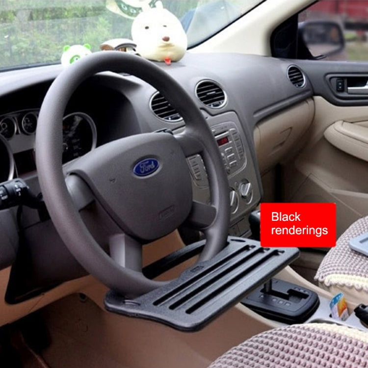 Vehicle Portable Desk Steering Wheel Multi-use Tray Stand Car Food Eating Table iPad Holder(Black) - Stowing Tidying by PMC TechLife | Online Shopping South Africa | PMC TechLife | Buy Now Pay Later Mobicred