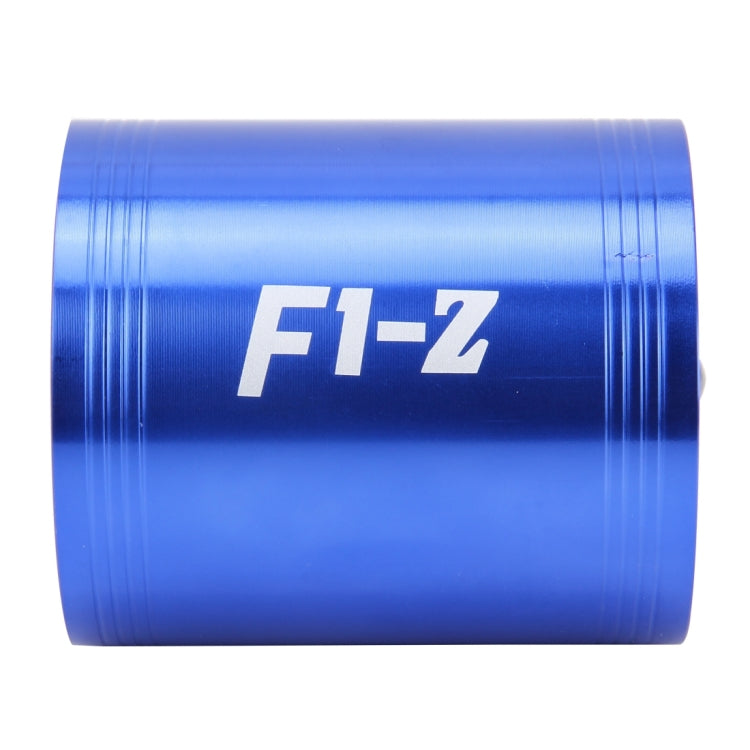 F1-Z Car Stainless Universal Supercharger Dual Double Turbine Air Intake Fuel Saver Turbo Turboing Charger Fan Set kit(Blue) - Engine Fittings by PMC TechLife | Online Shopping South Africa | PMC TechLife | Buy Now Pay Later Mobicred