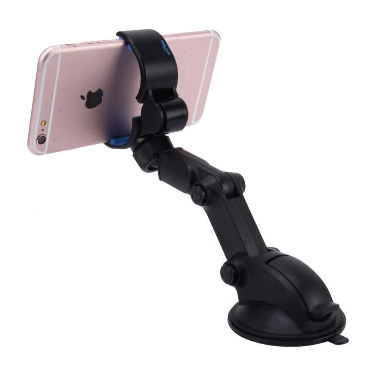 SHUNWEI SD-1112B Car Auto Glutinous Snake Style Adjustable Arm Double Layer PU Base Phone Mount Holder, For Most of Device Length between 31mm and 106mm - Car Holders by SHUNWEI | Online Shopping South Africa | PMC Jewellery