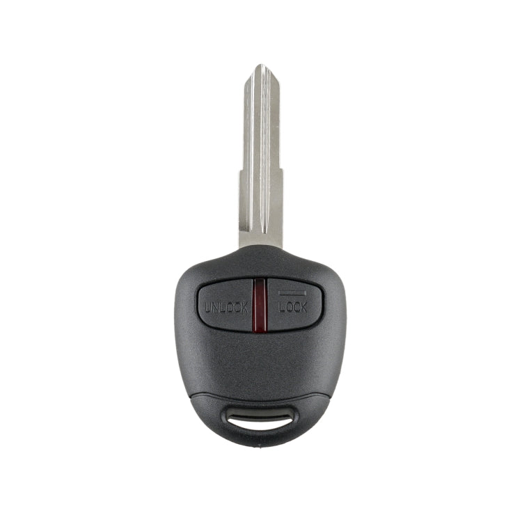 For MITSUBISHI 2 Buttons Intelligent Remote Control Car Key with 46 Chip & Battery & Left Slot, Frequency: 433MHz - Remote Car Key by PMC Jewellery | Online Shopping South Africa | PMC Jewellery