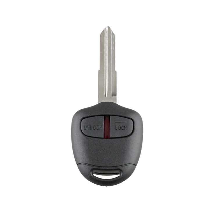 For MITSUBISHI 2 Buttons Intelligent Remote Control Car Key with 46 Chip & Battery & Right Slot, Frequency: 433MHz - Remote Car Key by PMC TechLife | Online Shopping South Africa | PMC TechLife