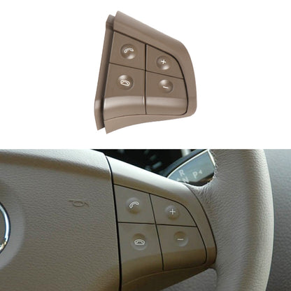 Car Right Side 4-button Steering Wheel Switch Buttons Panel 1648200110 for Mercedes-Benz W164, Left Driving (Coffee) - Car Switches by PMC Jewellery | Online Shopping South Africa | PMC Jewellery