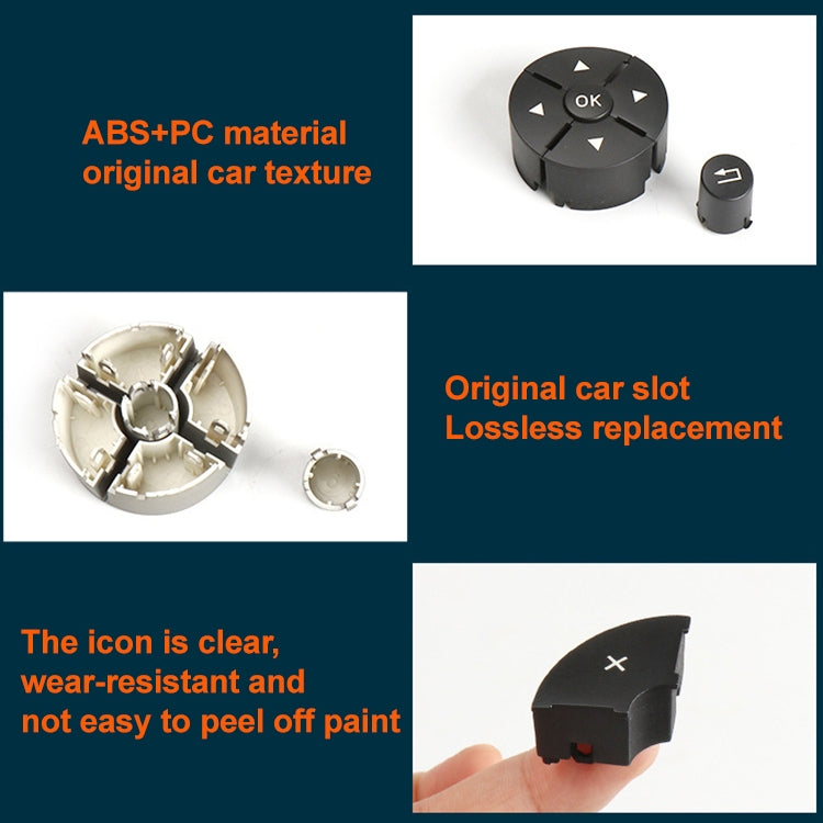 Car Right Side Steering Wheel Switch Buttons Panel for Mercedes-Benz W204 2007-2014, Left Driving(Black) - Car Switches by PMC TechLife | Online Shopping South Africa | PMC TechLife | Buy Now Pay Later Mobicred