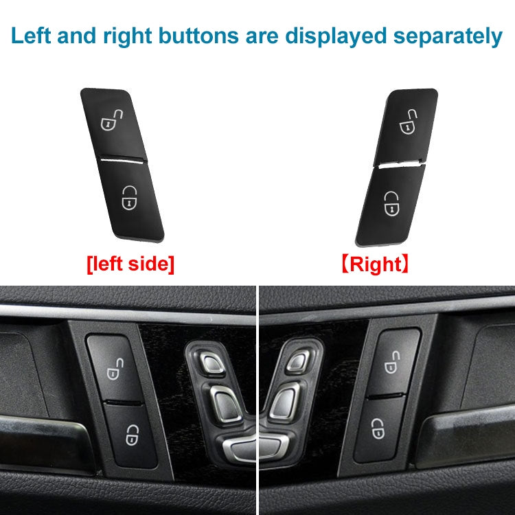 Car Right Side Door Lock Switch Buttons 2049058402 for Mercedes-Benz W204, Left Driving (Black) - free shipping - PMC TechLife - Order now!