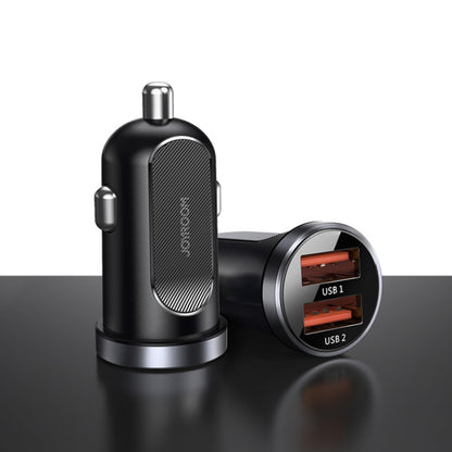 JOYROOM C-A09 30W Mini Dual QC3.0 Smart Car Charger (Black) - Car Charger by JOYROOM | Online Shopping South Africa | PMC Jewellery