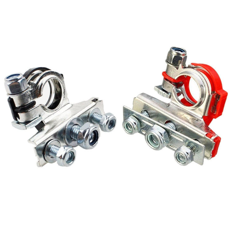 FOXSUR 1 Pair Car Automotive Battery Wire Cable Terminals Clamp Connectors Kit - free shipping - PMC TechLife - Order now!