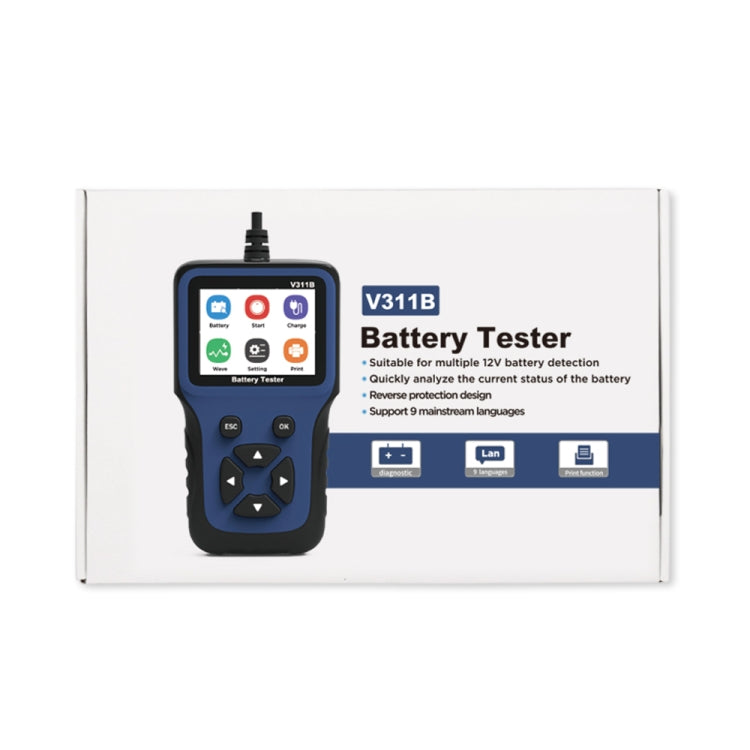 V311B Car 12V Handheld Battery Tester - Code Readers & Scan Tools by PMC Jewellery | Online Shopping South Africa | PMC Jewellery