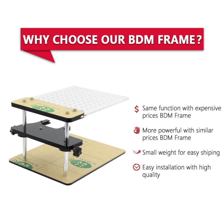 Car LED BDM Frame Holder BDM ECU Brush Test Stand with 4 Probe Pens - Electronic Test by PMC TechLife | Online Shopping South Africa | PMC TechLife