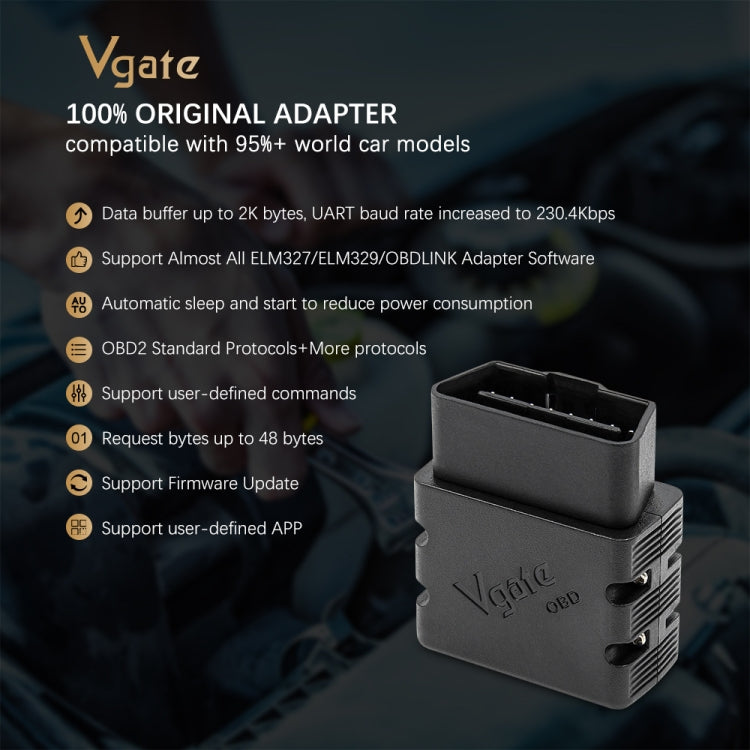 Vgate VLINKER MC V2.2 Bluetooth 3.0 Car OBD Fault Diagnosis Detector - free shipping - PMC TechLife - Order now!