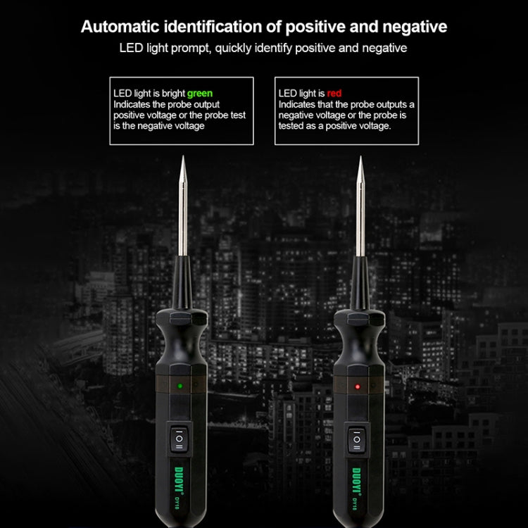DUOYI DY18 Car Circuit Tester Probe Diagnostic Tool 12V 24V Current Voltmeter - Electronic Test by DUOYI | Online Shopping South Africa | PMC TechLife | Buy Now Pay Later Mobicred