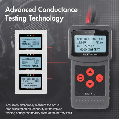 MICRO-200 PRO Car Battery Tester Battery Internal Resistance Life Analyzer, Asia Pacific Version - Code Readers & Scan Tools by PMC Jewellery | Online Shopping South Africa | PMC Jewellery