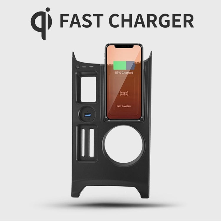 HFC-1053 Car Qi Standard Wireless Charger 15W / 10W Quick Charging for Audi A3 2021-2022, Left Driving - Wireless Charging Pads by PMC TechLife | Online Shopping South Africa | PMC TechLife