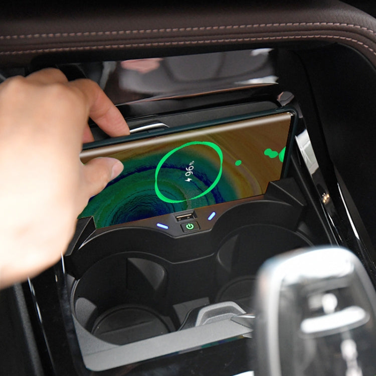 HFC-1012 Car Qi Standard Wireless Charger 10W Quick Charging for BMW X1 2016-2019, Left Driving - Wireless Charging Pads by PMC TechLife | Online Shopping South Africa | PMC TechLife