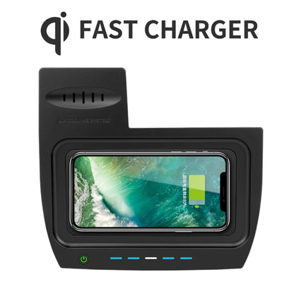 HFC-1001 Car Qi Standard Wireless Charger 10W Quick Charging for Honda Civic 10th Gen. 2019-2021, Left Driving - Wireless Charging Pads by PMC Jewellery | Online Shopping South Africa | PMC Jewellery