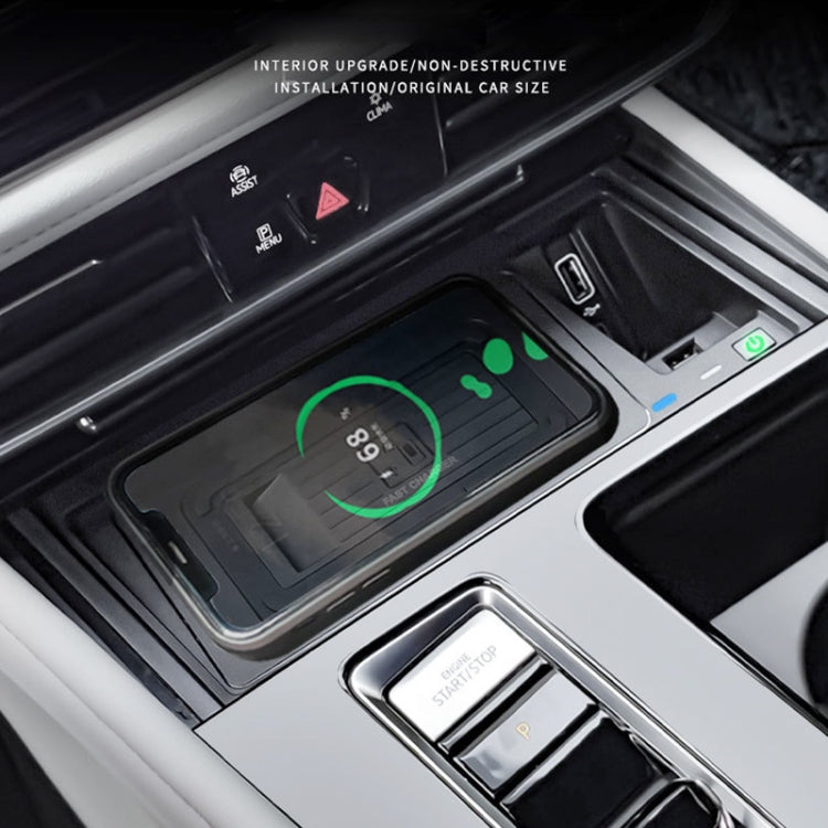 HFC-1033 Car Qi Standard Wireless Charger 10W Quick Charging for Volkswagen Teramont 2021, Left Driving - free shipping - PMC TechLife - Order now!