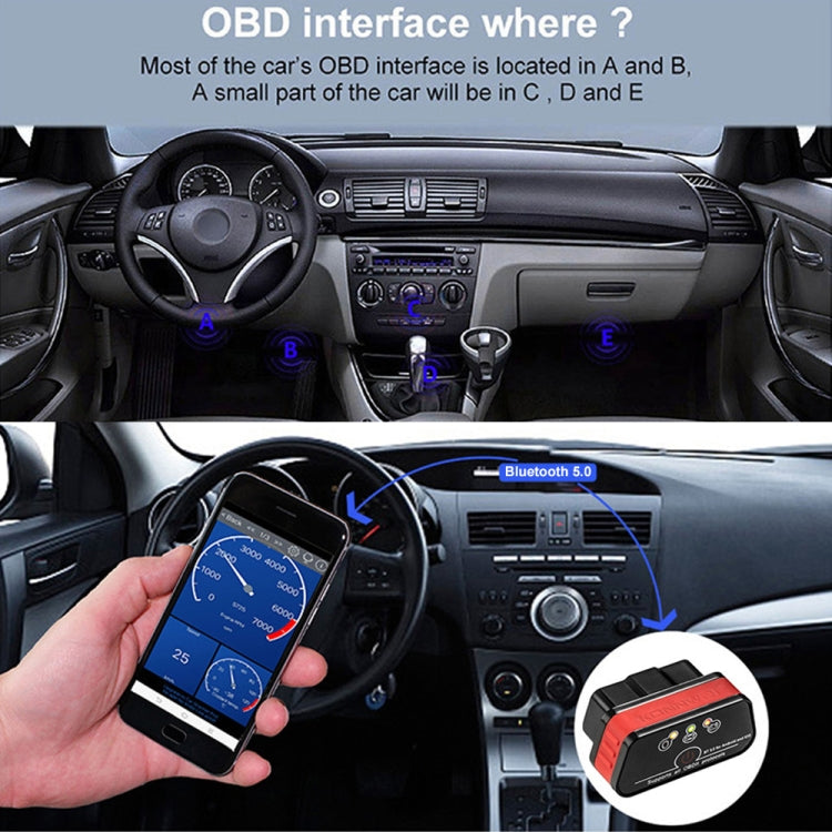 KONNWEI KW901 Android Phone OBD2 Car Bluetooth 5.0 Diagnostic Scan Tools(Orange) - Code Readers & Scan Tools by KONNWEI | Online Shopping South Africa | PMC TechLife | Buy Now Pay Later Mobicred