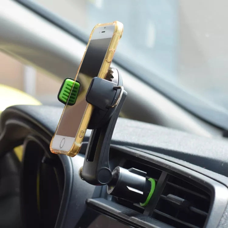 Multifunctional Car Air Conditioner Air Outlet Phone Holder (Black) - Car Holders by PMC TechLife | Online Shopping South Africa | PMC TechLife