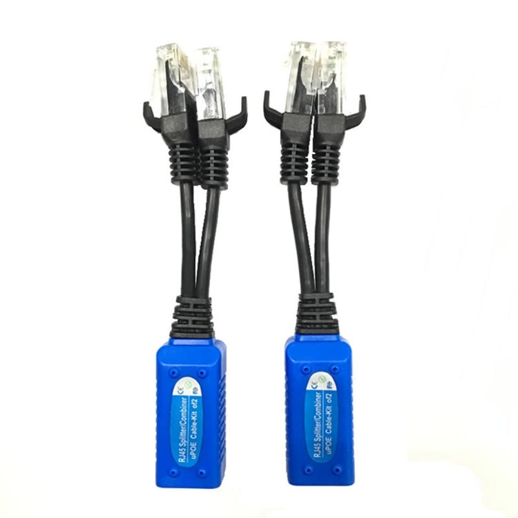 2 PCS Anpwoo UPOE01 Spliceable 2 in 1 POE (Power + Ethernet) Passive Twisted Transceiver - Video Balun by Anpwoo | Online Shopping South Africa | PMC Jewellery