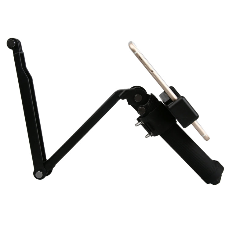 Mobile Phone Clip Holder for GoPro & SJCAM & Xiaoyi Handheld Selfie Monopod, Dig Clip Port Diameter: 2.6cm-3cm - Desktop Holder by PMC TechLife | Online Shopping South Africa | PMC TechLife