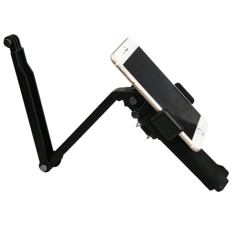 Mobile Phone Clip Holder for GoPro & SJCAM & Xiaoyi Handheld Selfie Monopod, Dig Clip Port Diameter: 2.6cm-3cm - Desktop Holder by PMC TechLife | Online Shopping South Africa | PMC TechLife