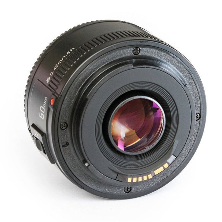 YONGNUO YN50MM F1.8N 1:2.8 Large Aperture AF Focus Lens for Nikon DSLR Cameras(Black) - free shipping - PMC TechLife - Order now!