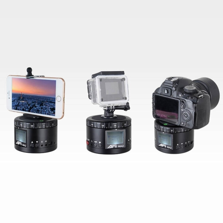 MA2 360 Degree Rotation Delayed Star Photography LCD Camera Mount for SLR & Digital Cameras with Time-lapse Photography (Black) - Tripod Heads by PMC TechLife | Online Shopping South Africa | PMC TechLife