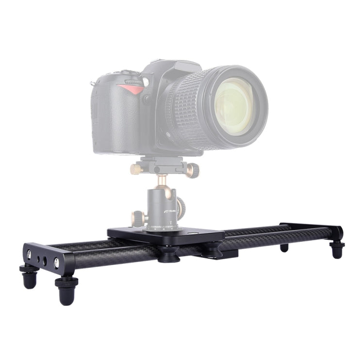 YELANGU L40T 40cm Carbon Fiber Slide Rail Track for SLR Cameras / Video Cameras (Black) - free shipping - PMC TechLife - Order now!